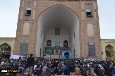 برگزاری روز 16 آذر 
بمناسبت روز دانشجو ، دانشجویان مرکز آموزش عالی دانشور در نماز جمعه  شهرستان نیشابور شرکت کردند