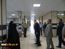 بازدید دکتر مهر محمدی از مرکز آموزش عالی دانشور