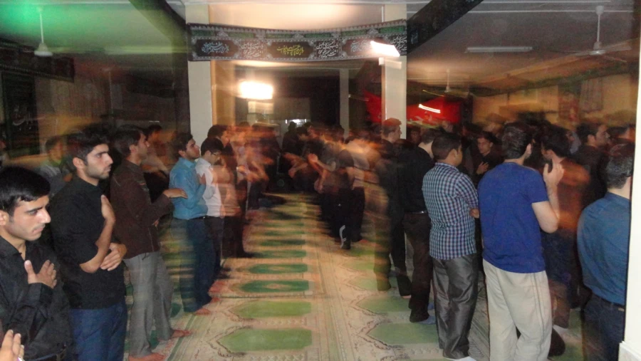 مراسم عزاداری سید و سالار شهیدان حضرت اباعبدالله الحسین با حضور دانشجویان مرکز