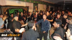 مراسم عزاداری سید و سالار شهیدان حضرت اباعبدالله الحسین با حضور دانشجویان مرکز