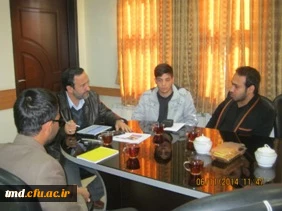 دیدار اعضای شورای صنفی رفاهی دانشکده دانشور با سرپرست پردیس شهید بهشتی مشهد