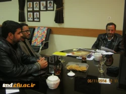 دیدار اعضای شورای صنفی رفاهی با دکتر مجتبوی