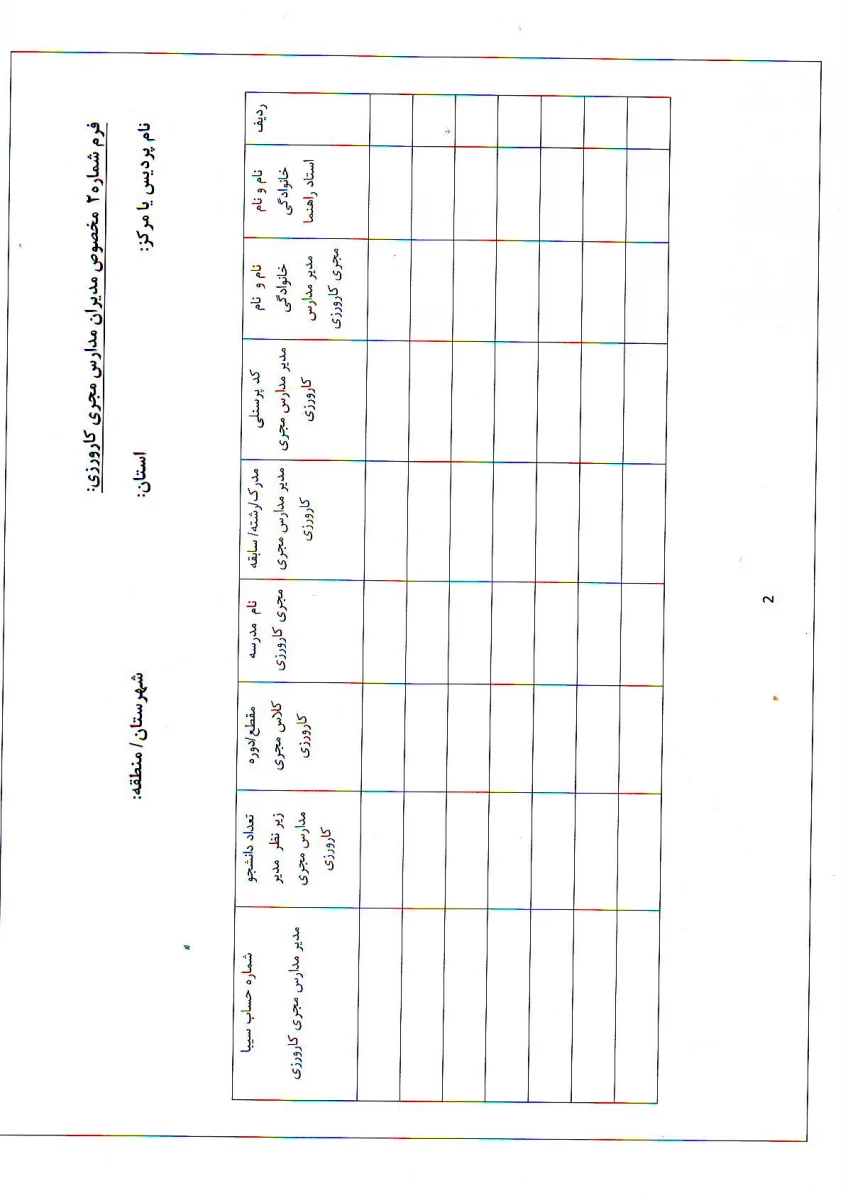 فرم کارورزی 1
