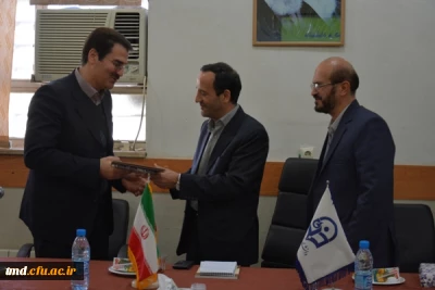 مراسم تودیع و معارفه رئیس مرکز آموزش عالی دانشور