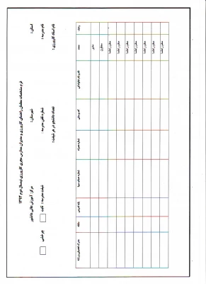 فرم ویژه اساتید کارورزی 
اساتید محترم خواهشمند است فرم پیوست را دریافت و تکمیل نمایند.