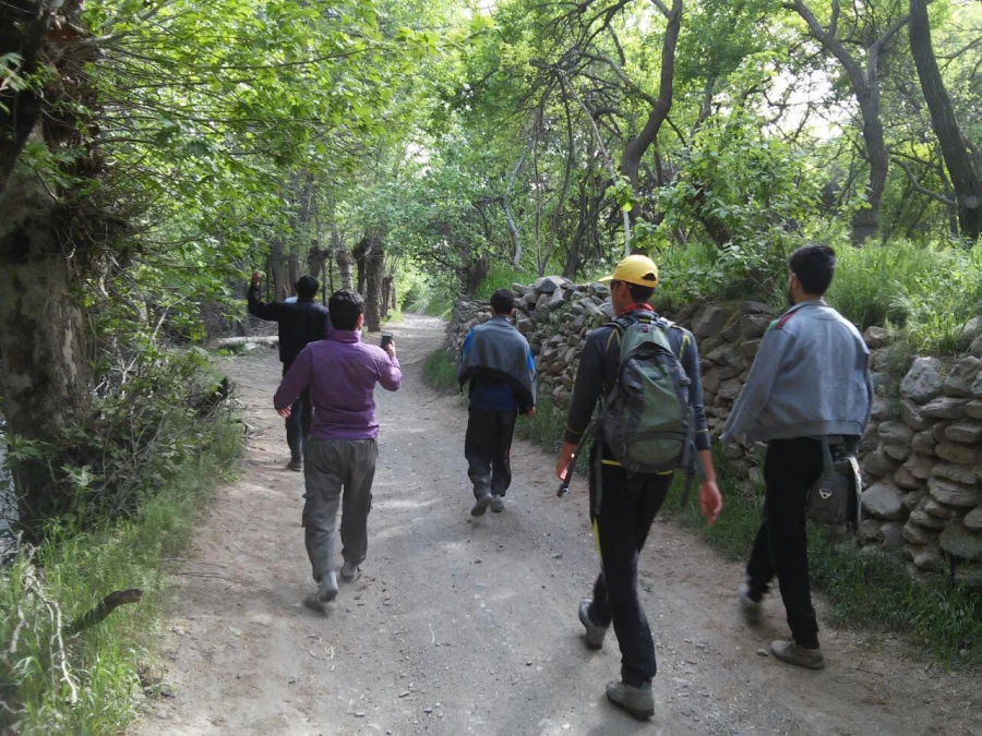 کوهپیمایی دانشجویان