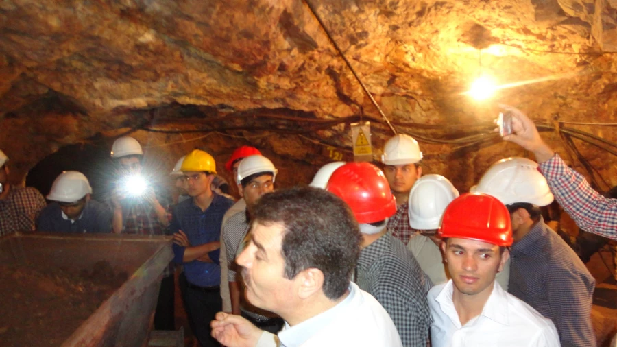 بازدید از معدن فیروزه