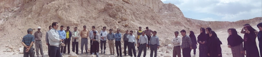 بازدید دانشجویان کارشناسی علوم تجربی و آموزش ابتدائی از معادن فیروزه و نمک و گچ 4