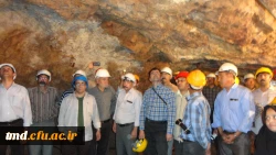 بازدید دانشجویان کارشناسی علوم تجربی و آموزش ابتدائی از معادن فیروزه و نمک و گچ 8