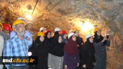 بازدید دانشجویان کارشناسی علوم تجربی و آموزش ابتدائی از معادن فیروزه و نمک و گچ 7