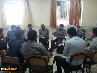 با حضور آقایان دکتر نوری زاده و دکتر احمد آبادی برگزار شد : 
اولین جلسه انجمن کتاب مرکز آموزش عالی دانشور نیشابور