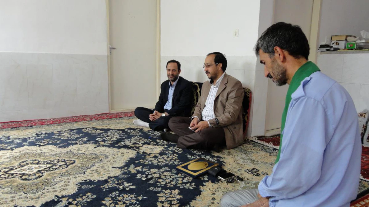 حضور در منزل آزاده سرافراز آقای سجادی مقدم