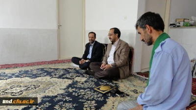 همزمان با سالروز ورود آزادگان انجام شد : 
دیدار دکتر مجتبوی ( مدیر امور پردیسهای خراسان رضوی) با آقای سید رضا سجادی مقدم آزاده گرانقدر شاغل در دانشکده دانشور