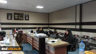 در سومین جلسه کمیته امور بانوان مرکز دانشور انجام شد : 
حضور سرکار خانم سروان سعد آبادی و سرکار خانم بوژمهرانی نماینده امور زندان ها