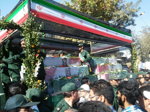 مراسم تشییع پیکر مهاجرین الی الله