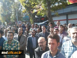 مراسم تشییع پیکر مهاجرین الی الله