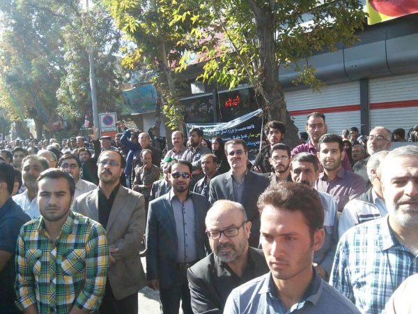 مراسم تشییع پیکر مهاجرین الی الله