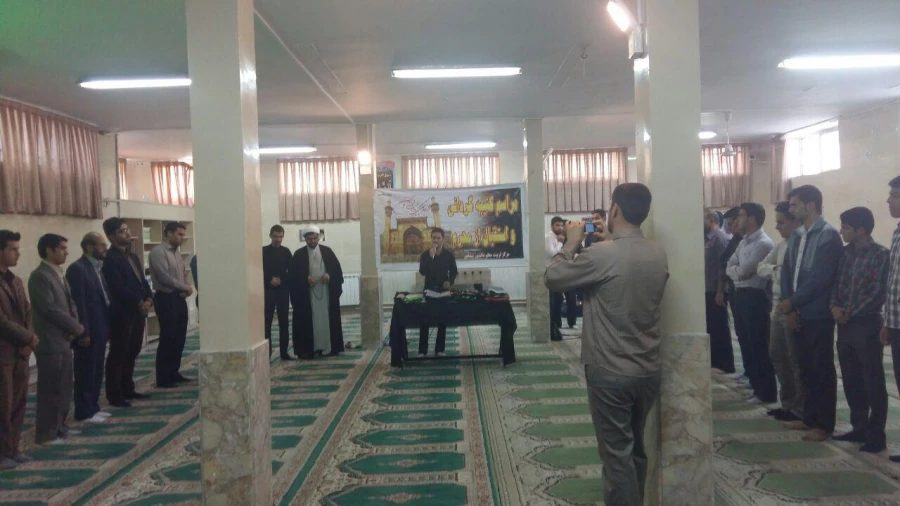 مراسم کتیبه گردانی و استقبال از ماه محرم