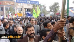 حضور در راهپیمایی 13 آبان