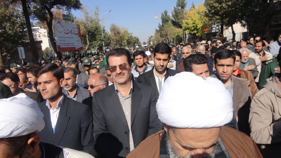 تشییع پیکر پاک شهید مدافع حرم شهید عزیز آبادی