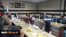 حضور دکتر مروی رئیس کمیسیون انرژی مجلس در محل مرکز دانشور