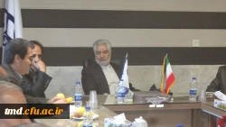 حضور دکتر مروی رئیس کمیسیون انرژی مجلس در محل مرکز دانشور