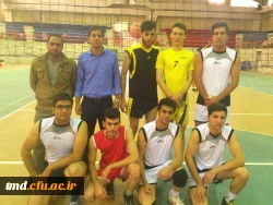 قهرمانی تیم والیبال دانشکده دانشور