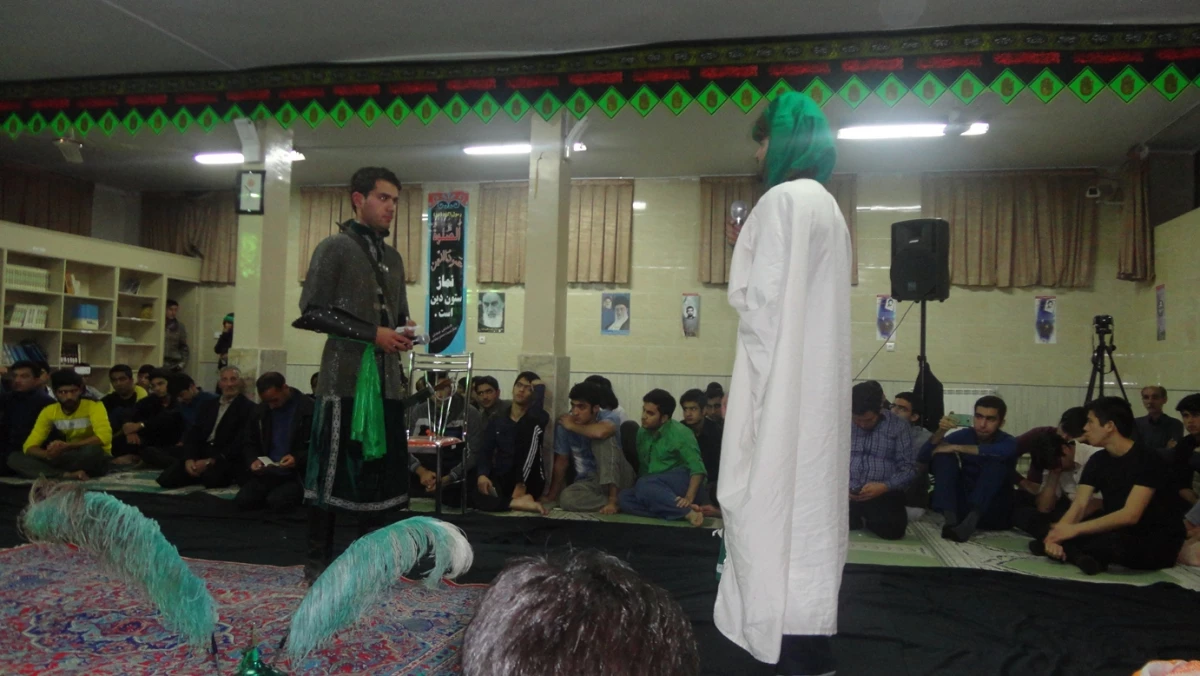 مراسم تعزیه خوانی بمناسبت اربعین حسینی