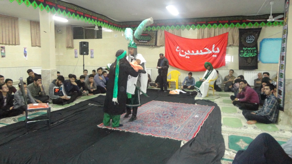 مراسم تعزیه خوانی بمناسبت اربعین حسینی