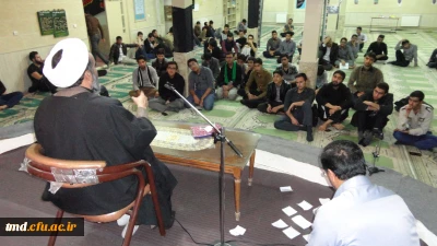 برگزاری جلسات پرسش و پاسخ مذهبی با حضور استاد حوزه و دانشگاه حجت الاسلام محیطی