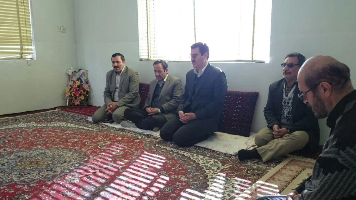حضور دکتر خاکی و دکتر مجتبوی در منزل مرحوم آیت اله غرویان