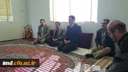 حضور در منزل آیت الله غرویان و ابراز همدردی با خانواده ایشان