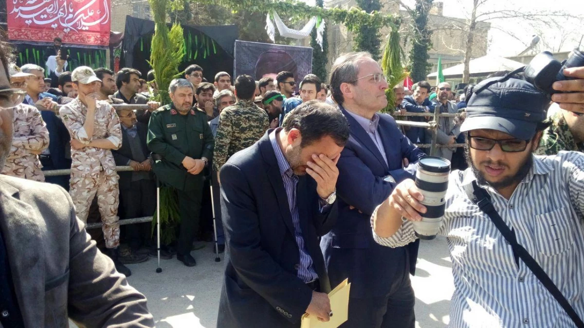 تشییع و تدفین دو شهید گمنام در پردیس شهید بهشتی مشهد