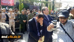 تشییع و تدفین دو شهید گمنام در پردیس شهید بهشتی مشهد