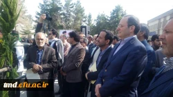 مراسم تشییع شهدای گمنام در دانشگاه فرهنگیان خراسان رضوی