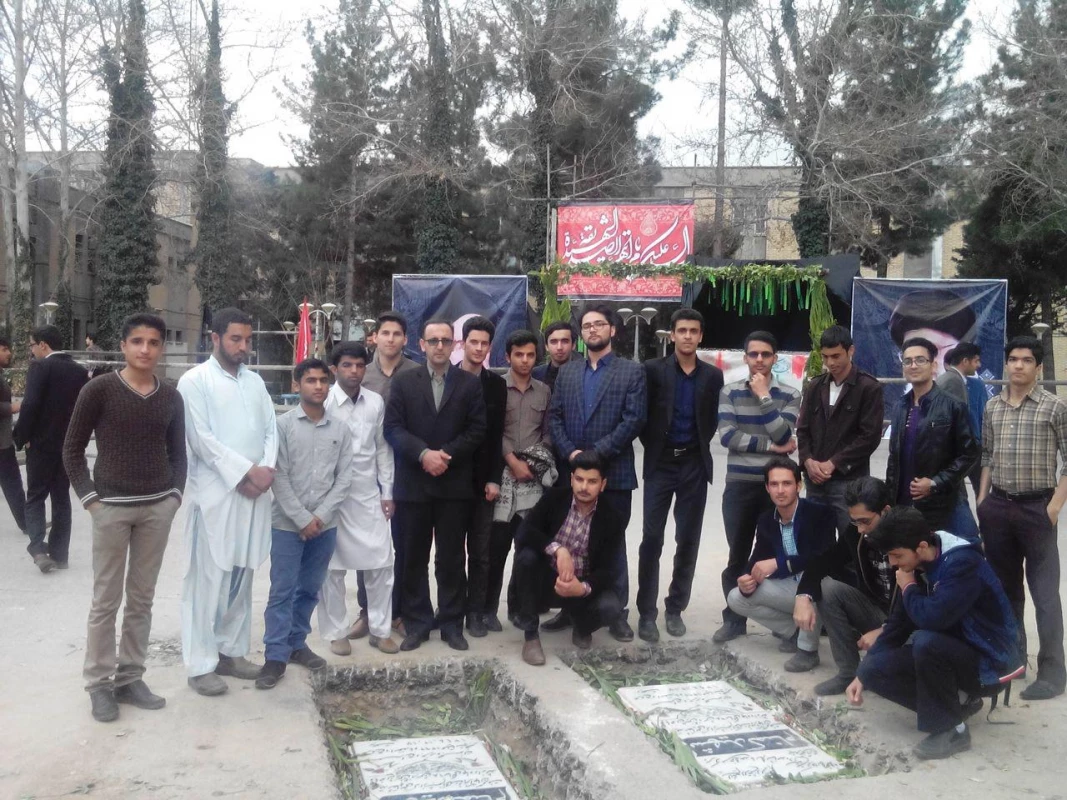 تشییع و تدفین دو شهید گمنام در پردیس شهید بهشتی مشهد