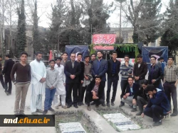 تشییع و تدفین دو شهید گمنام در پردیس شهید بهشتی مشهد