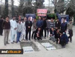 تشییع و تدفین دو شهید گمنام در پردیس شهید بهشتی مشهد