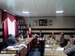 همزمان با حلول ماه رجب المرجب و میلاد مسعود امام محمد باقر (علیه السلام) برگزار شد : 
اولین جلسه شورای اداری کارکنان مرکز آموزش عالی دانشور نیشابور در سال 1395