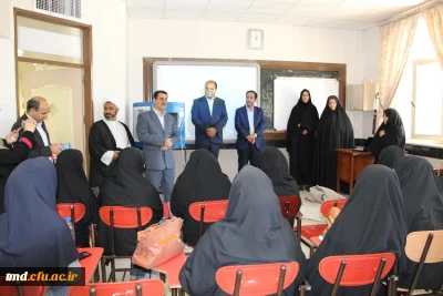 در حاشیه هشتمین جلسه شورای استانی دانشگاه فرهنگیان خراسان رضوی انجام شد : 
بازدید آقایان دکتر مجتبوی و نصیری جامی و هیئت همراه از روند برگزاری ترم تابستانی در مرکزدانشور