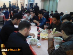 مراسم شب هشتم محرم دانشجویان دانشکده دانشور نیشابور