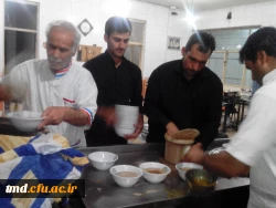 مراسم شب هشتم محرم دانشجویان دانشکده دانشور نیشابور