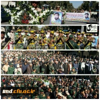 تشییع پیکر شهید ابوالفضل روشنک