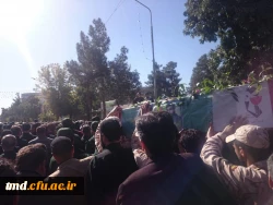 تشییع پیکر شهید ابوالفضل روشنک