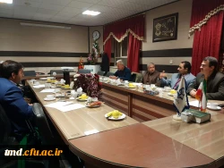 با حضور اساتید و سرپرست محترم واحد دانشور انجام شد : 
اولین جلسه شورای پژوهشی با محوریت برنامه ریزی هفته پژوهش 3