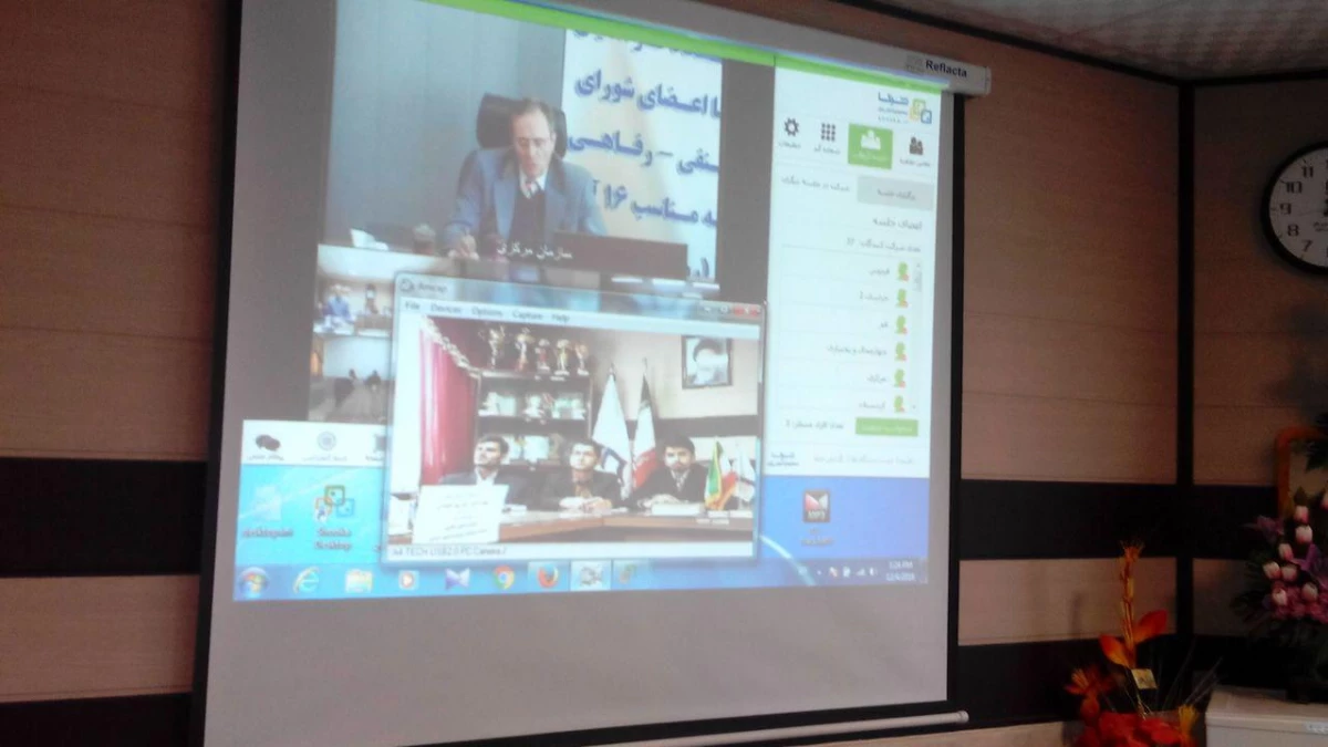 جلسه ویدئو کنفرانس اعضای شورای صفنی با حضور دکتر مهر محمدی  سرپرست محترم دانشگاه فرهنگیان