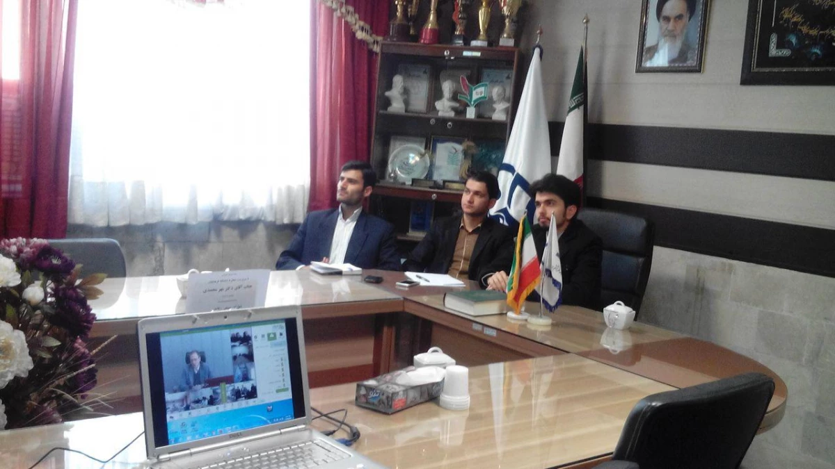 جلسه ویدئو کنفرانس اعضای شورای صفنی با حضور دکتر مهر محمدی  سرپرست محترم دانشگاه فرهنگیان