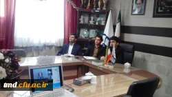 جلسه ویدئو کنفرانس اعضای شورای صفنی با حضور دکتر مهر محمدی  سرپرست محترم دانشگاه فرهنگیان