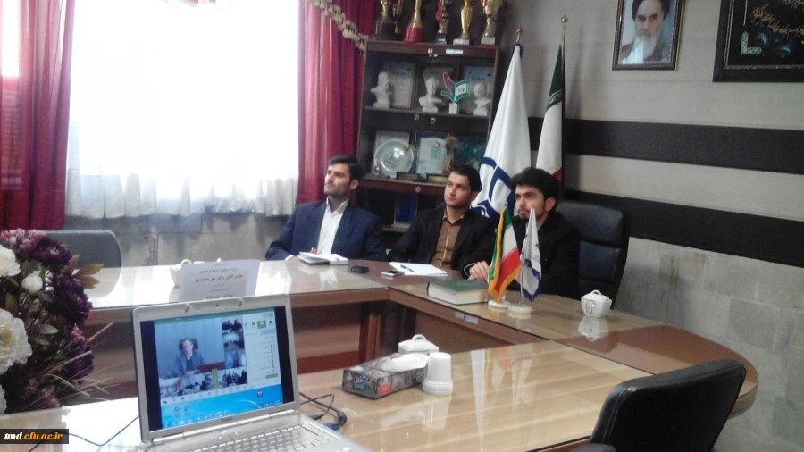 جلسه ویدئو کنفرانس اعضای شورای صفنی با حضور دکتر مهر محمدی  سرپرست محترم دانشگاه فرهنگیان