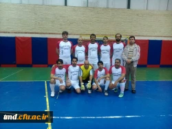نایب قهرمانی تیم فوتسال کارکنان مرکز آموزش عالی دانشور